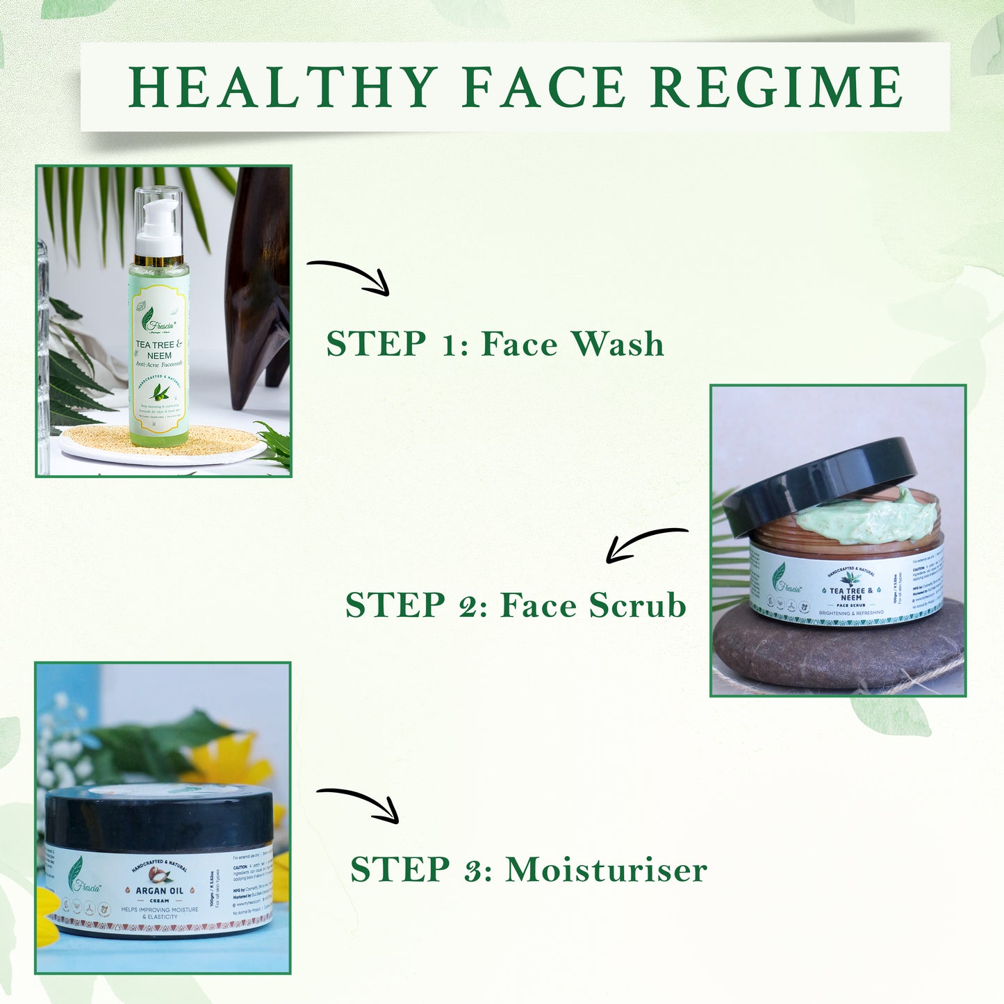 Tea Tree Neem Anti Acne Face Scrub - 100gm