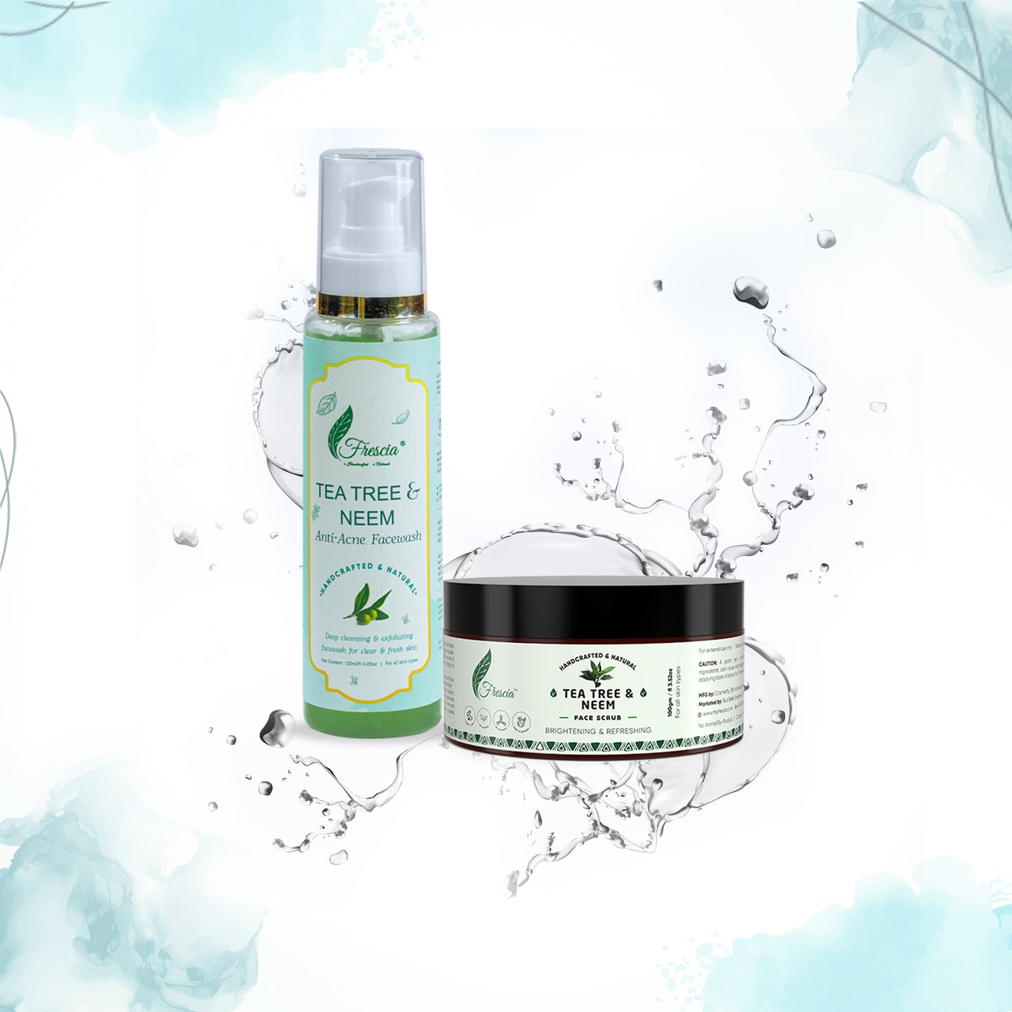 Tea Tree and Neem Cleansers Combo - 2 items